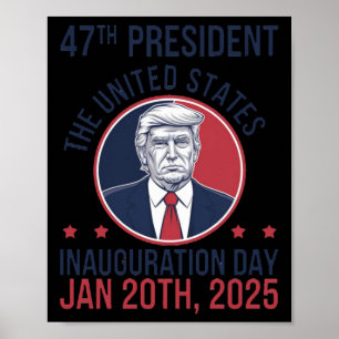 Póster Toma de mando 2025 Trump