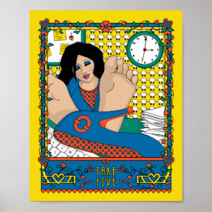 Póster Toma el Poster Five_B_8x10