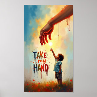 Póster Toma mi mano