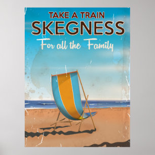 Póster Toma un afiche de viaje de Tren a la Skegness.
