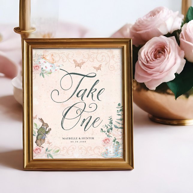 Póster Toma Una Alicia En El País De Las Maravillas (Take One Alice In Wonderland Poster)