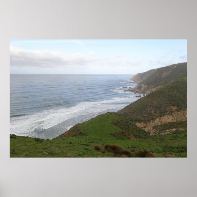 Póster Tomales apuntan a la costa nacional de Point Reyes (Frente)