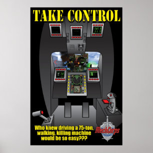 Póster Tomar Poster de control 01