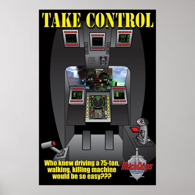 Póster Tomar Poster de control 01 (Frente)