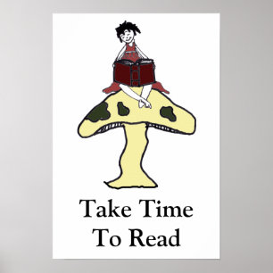 Póster Tomar tiempo para leer