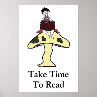 Póster Tomar tiempo para leer