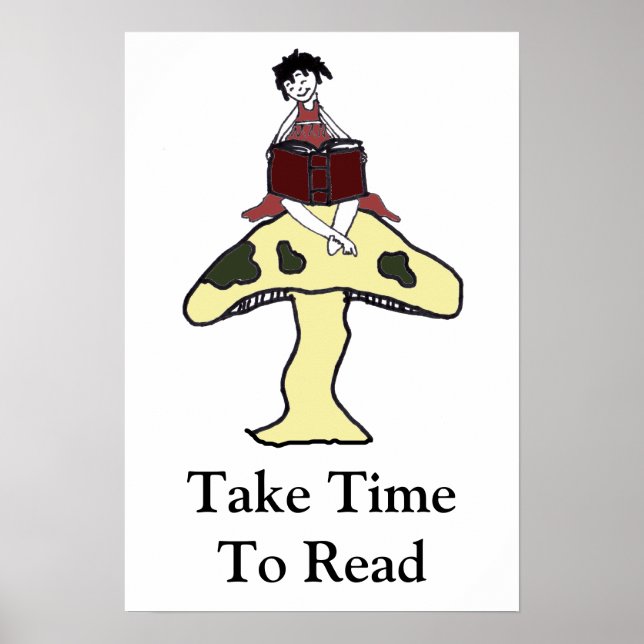 Póster Tomar tiempo para leer (Frente)