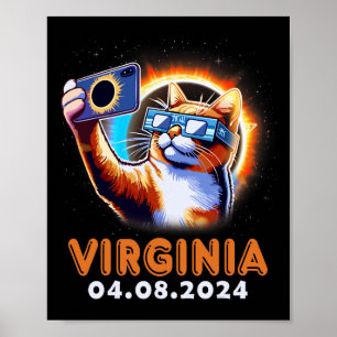 Póster Tomar Un Selfie Con El Eclipse Solar Total Virg 20