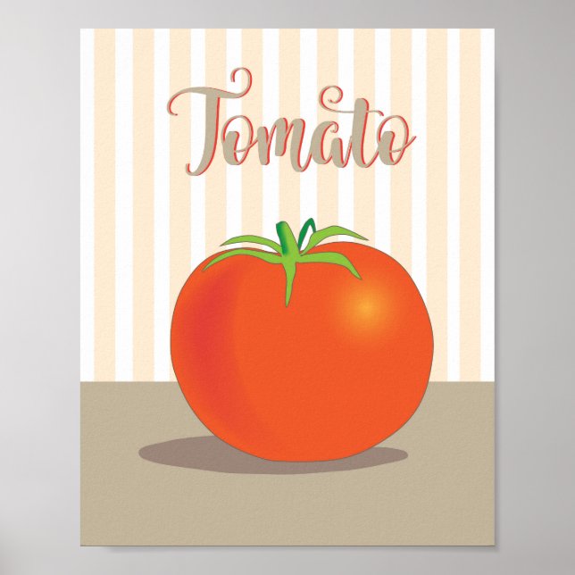 Póster Tomate pequeño (Frente)