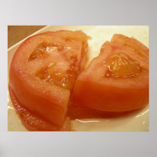 Póster Tomate rebanado