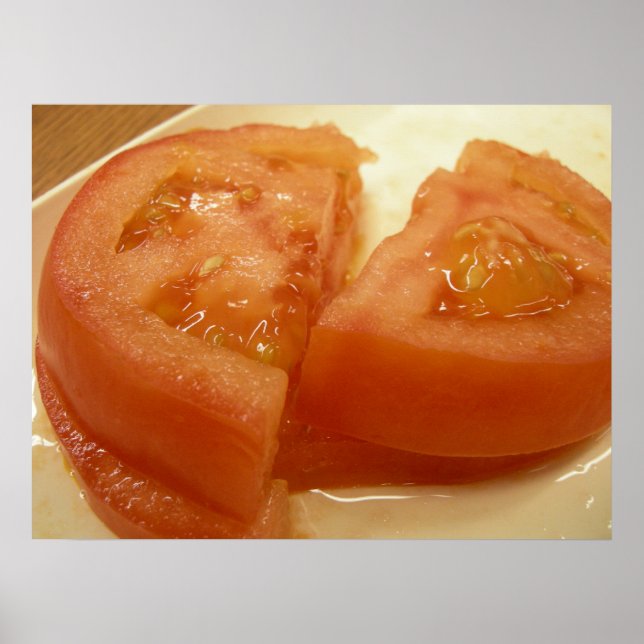 Póster Tomate rebanado (Frente)