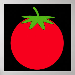 Póster Tomate Rojo.