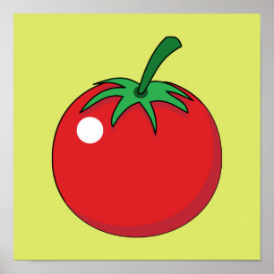Póster Tomate Rojo