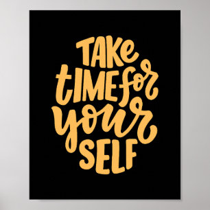 Póster Tómate Tiempo Para Inspirarte