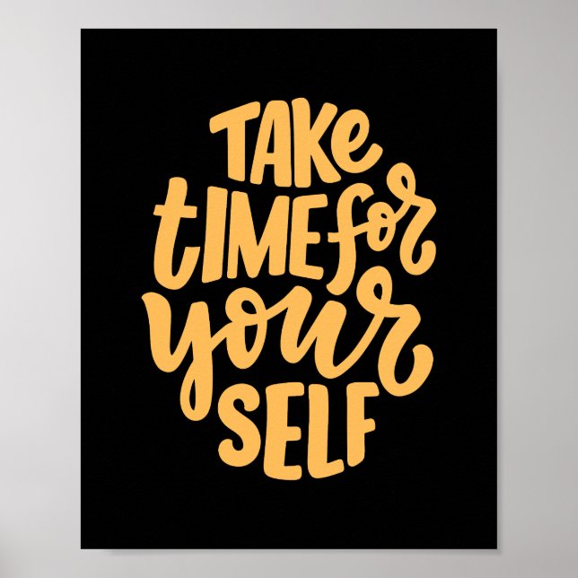 Póster Tómate Tiempo Para Inspirarte (Frente)