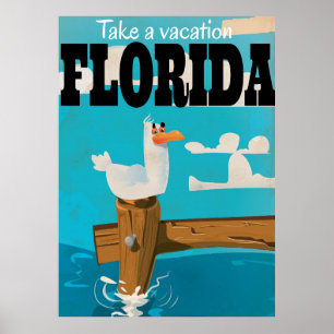 Póster Tómate unas vacaciones - cartel de viaje vintage d