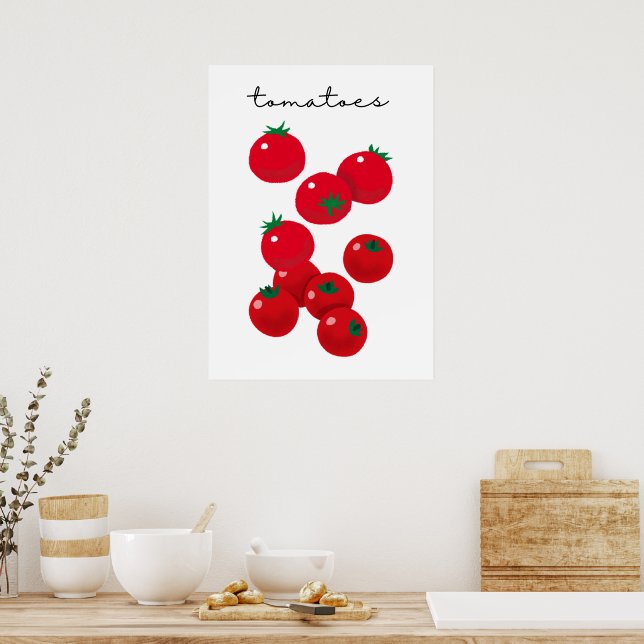 Póster Tomates (Cocina)