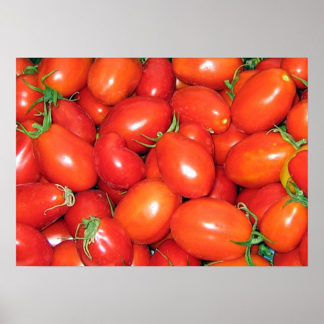 Póster Tomates de ciruela (Frente)