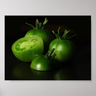 Póster Tomates Green Still Life