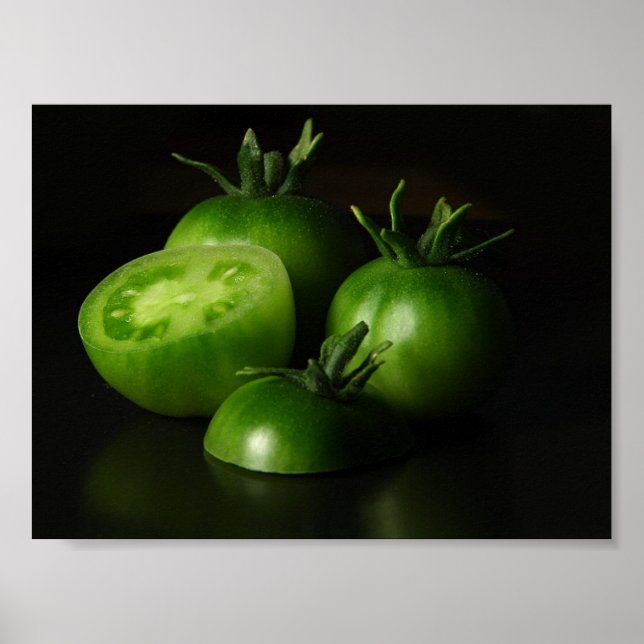 Póster Tomates Green Still Life (Frente)