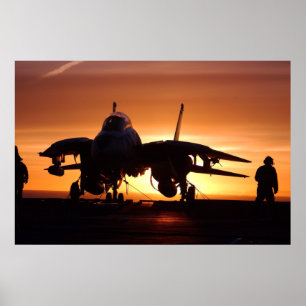 Póster Tomcat en el Golfo de Alaska