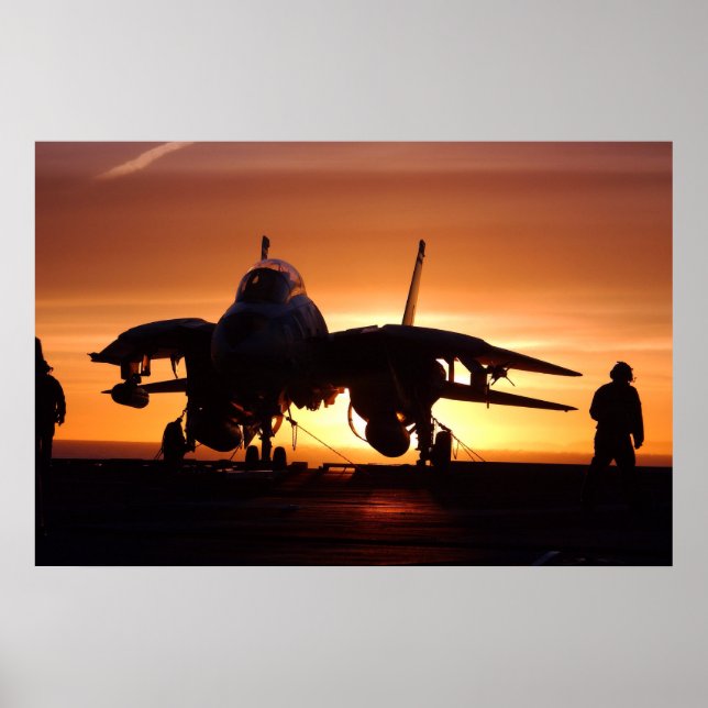 Póster Tomcat en el Golfo de Alaska (Frente)