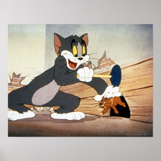 Póster Tome Y Jerry Plunger (Frente)