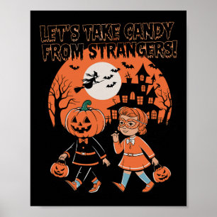 Póster Tomemos a Candy de los extraños divertidos Hallowe