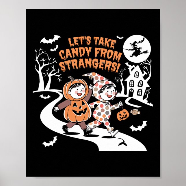 Póster Tomemos a Candy de los extraños divertidos Hallowe (Frente)