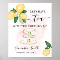 Tomemos Té con la Novia Lemons Rosa Despedida de S