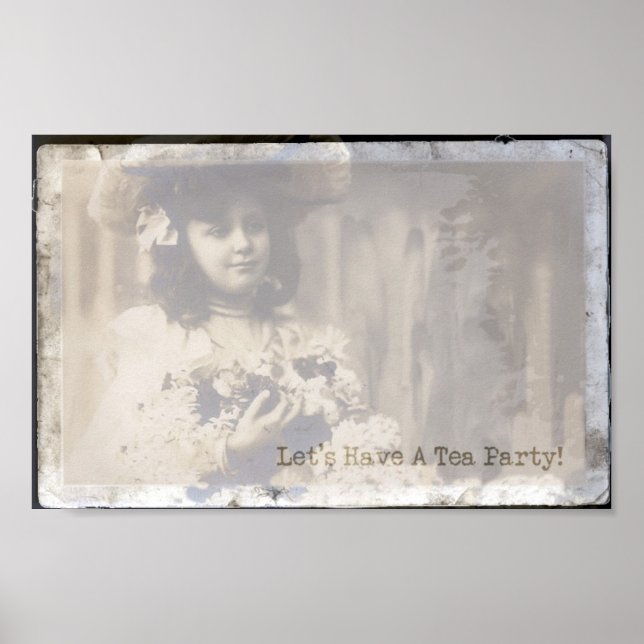 Póster Tomemos un Fiesta de té (Frente)