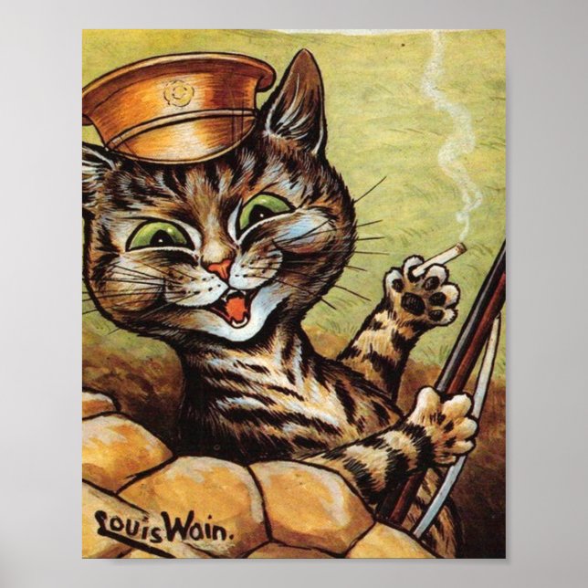 Póster Tommy Catkins Louis Wain (Frente)