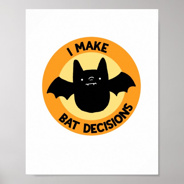 Póster Tomo Divertidas Decisiones De Bat Poster De Pun An (Frente)