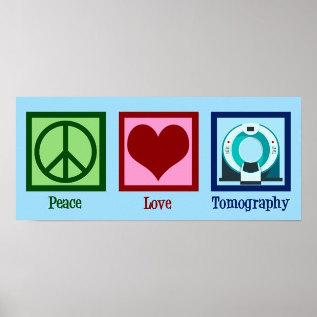 Póster Tomografía Paz Tomografía de Amor (Frente)