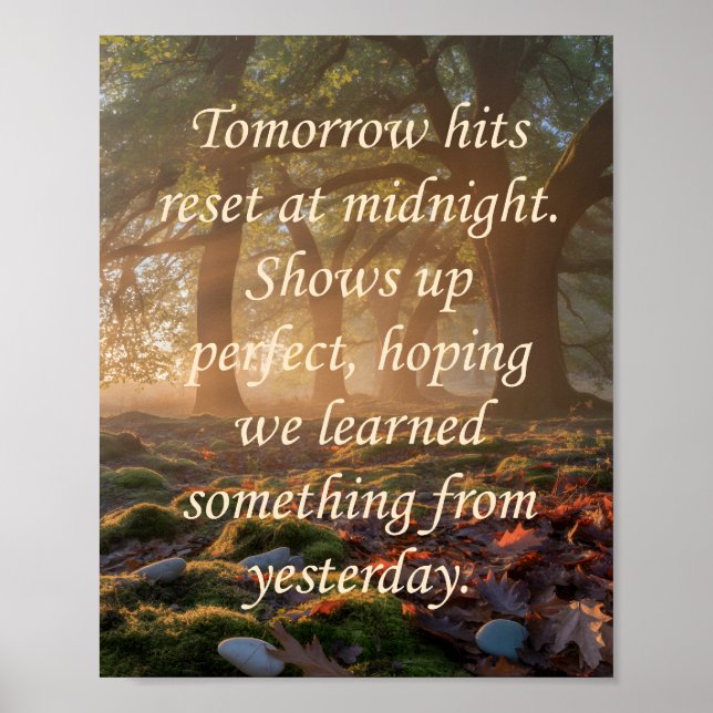 Póster Tomorrows (Frente)