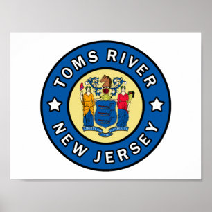 Póster Toms River New Jersey