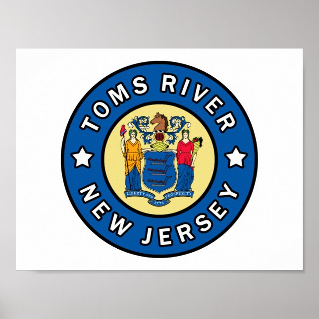 Póster Toms River New Jersey (Frente)
