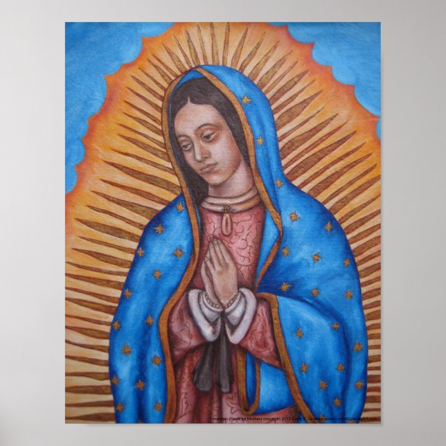 Póster Tonantzin (madre reverenciada) poster 11x14 (Frente)