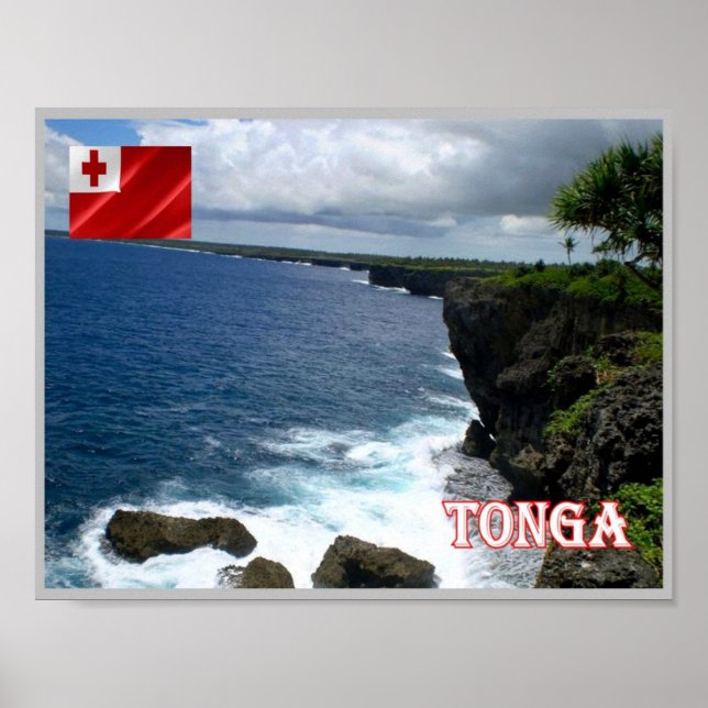 Póster Tonga - Costa - (Frente)
