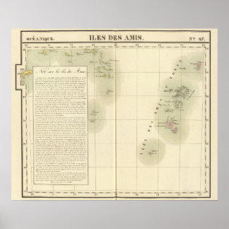 Póster Tonga Oceanía no 47