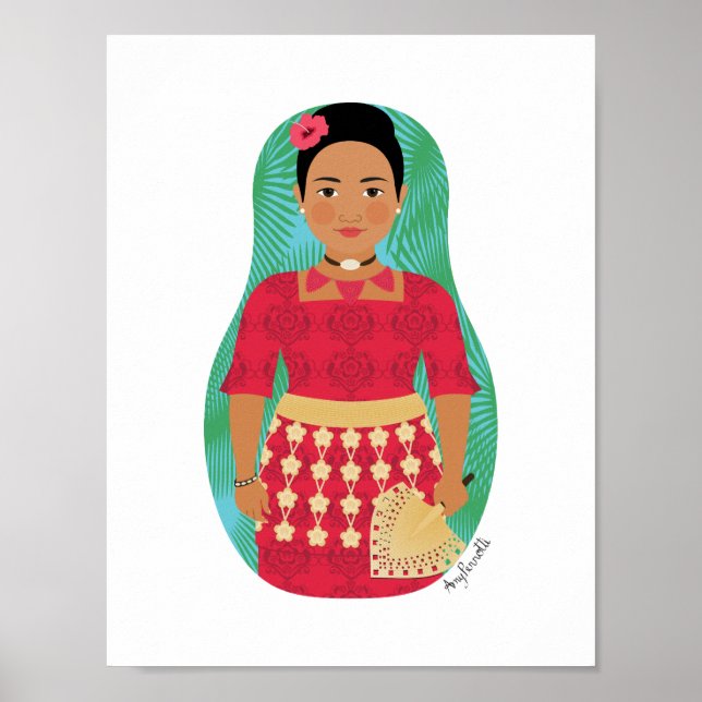 Póster Tongan Matryoshka Poster (Frente)