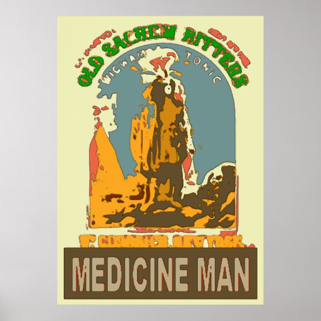 Póster Tónico de Medicine Man (Frente)