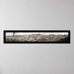 Póster Tonopah NV Panoramic Photo 1913