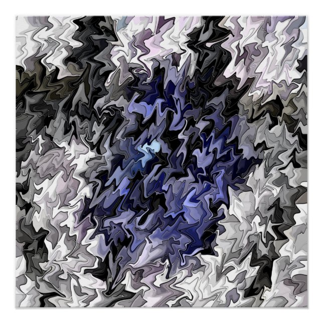 Póster Tonos de azul en la luz... (Anverso)