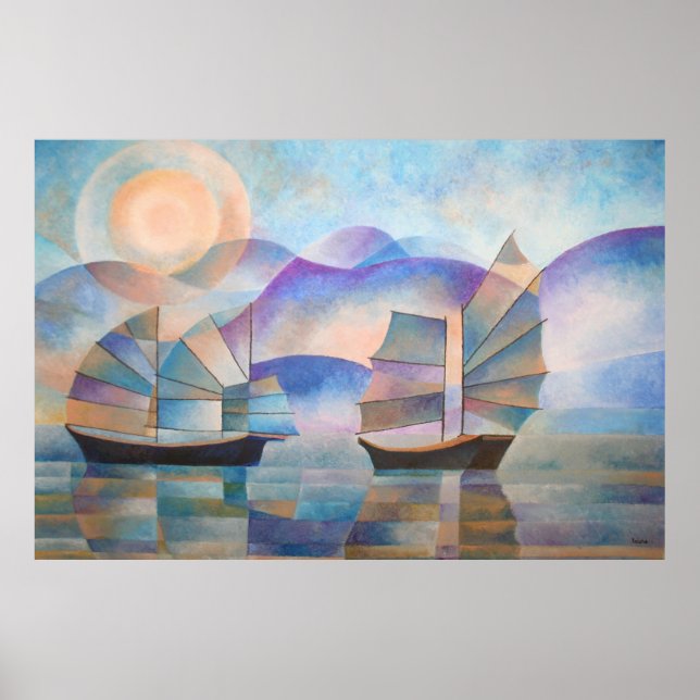 Póster Tonos de basura oriental de tranquilidad (Frente)