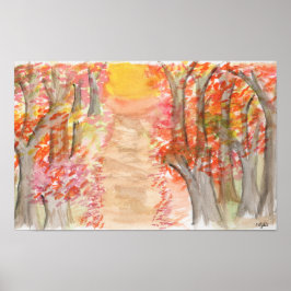 Póster Tonos de Otoño