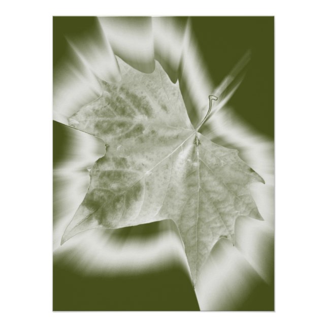 Póster tonos de verde (Anverso)