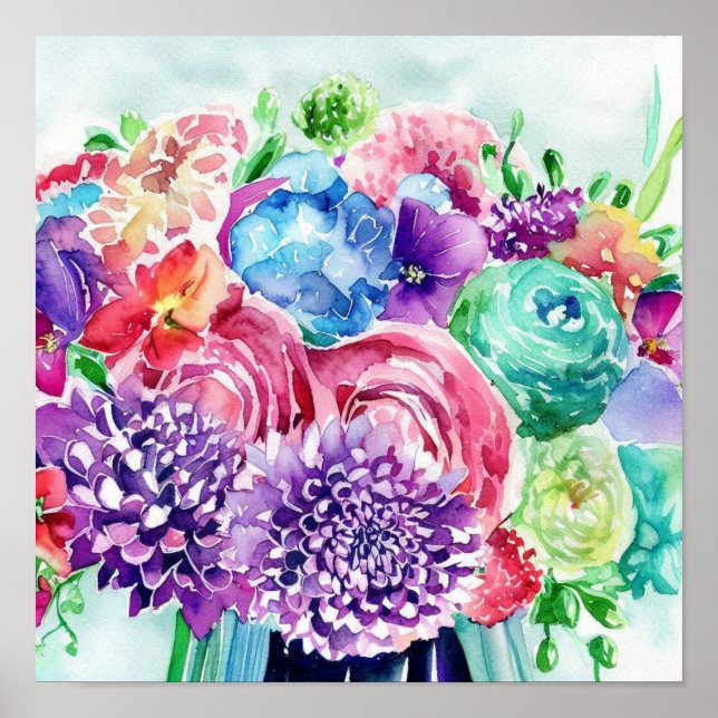 Póster Tonos Joyas Bohemias, Asistentes Bouquet (A) (Frente)