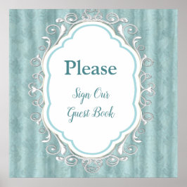 Póster Tonos pasteles suaves de verde sabio