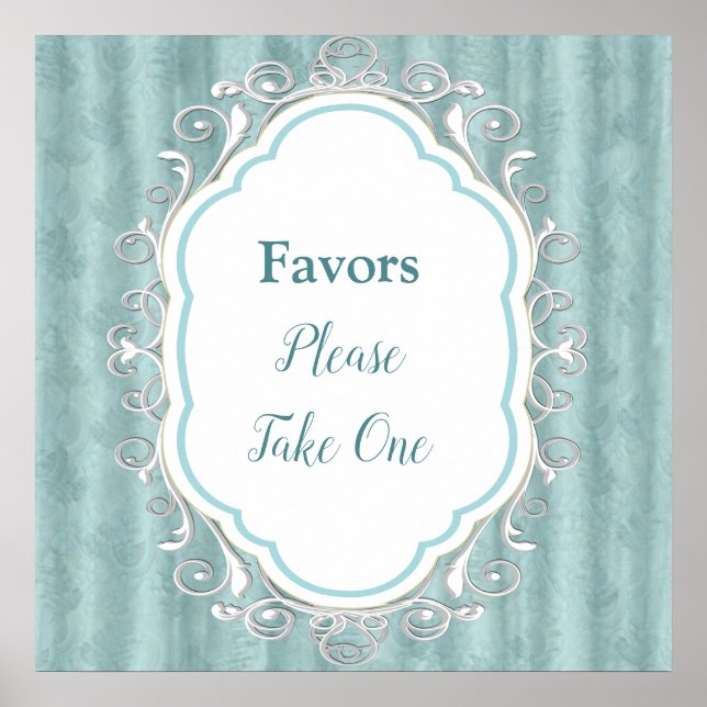 Póster Tonos pasteles suaves del Poster verde sabio (Frente)